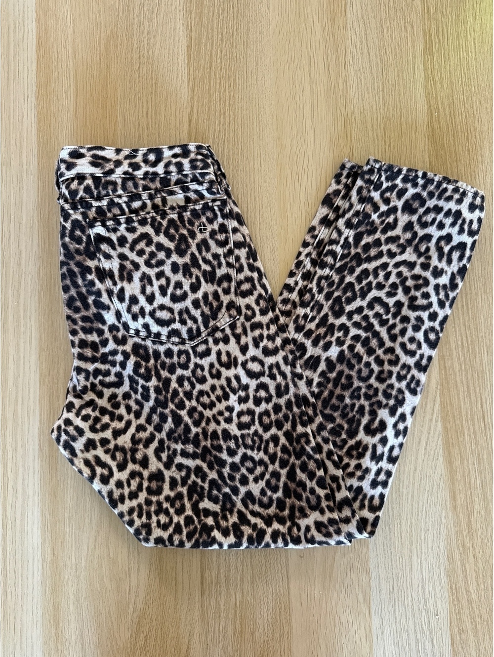 Rag & bone boyfriend Jean leopard print